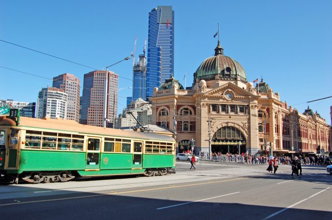 tram at flinders